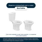 Tampa De Vaso Sanitário Eco Branco Para Bacia Celite