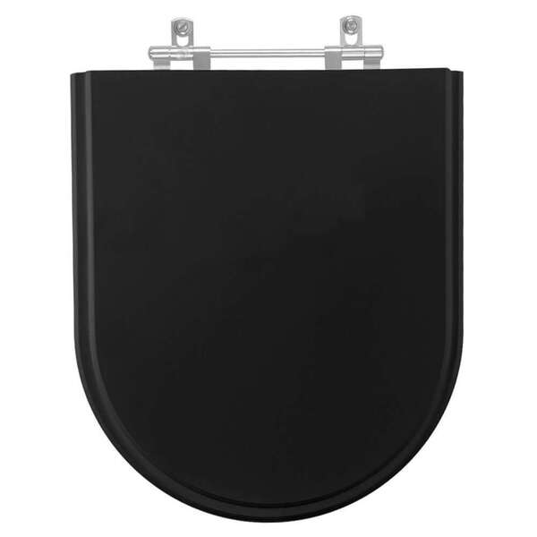Tampa De Vaso Sanitário Firenze Preto Para Bacia Icasa