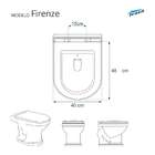 Tampa De Vaso Sanitário Firenze Preto Para Bacia Icasa