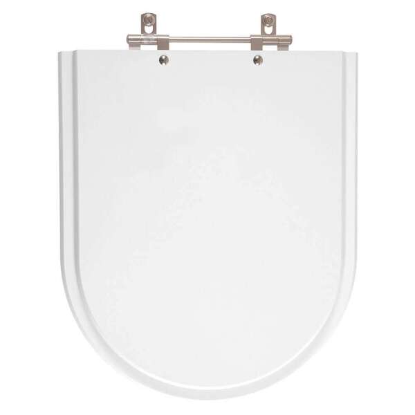 Tampa De Vaso Sanitário Jasmim Branco Para Bacia Fiori