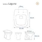 Tampa De Vaso Sanitário Laguna Branco Para Bacia Hervy