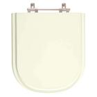 Tampa De Vaso Sanitário Loren Luna Bege Claro Para Bacia Lore