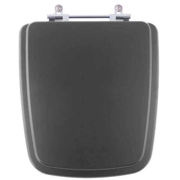 Tampa De Vaso Sanitario Poliester Boss Noir Preto Fosco Para
