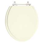 Tampa De Vaso Sanitário Poliéster Fiori Marfim Para Bacia Fio