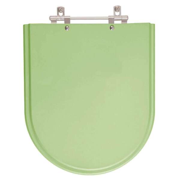 Tampa De Vaso Sanitário Poliéster Jasmim Verde Claro Para Bac