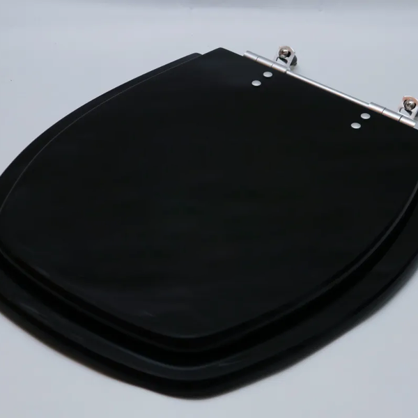 Tampa De Vaso Sanitário Poliester Thema Para Incepa Preto Pol