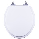 Tampa De Vaso Sanitário Soft Close Oval Branco Bacia Fiori
