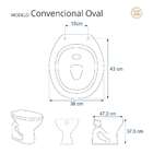 Tampa De Vaso Sanitário Soft Close Oval Branco Bacia Hervy