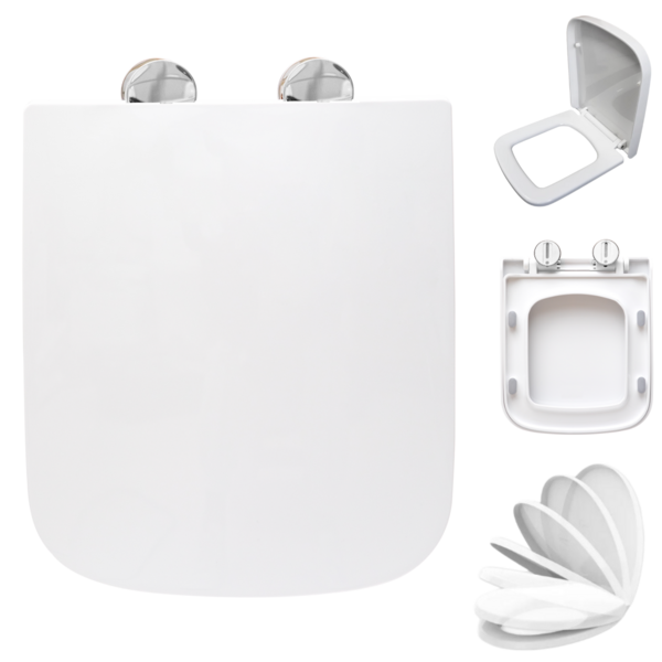 Tampa De Vaso Sanitário Unic Para Bacia Deca Fecha Suave E Cl