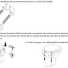 Tampa De Vaso Sanitário Universal Herc Almofadado Para Deca I