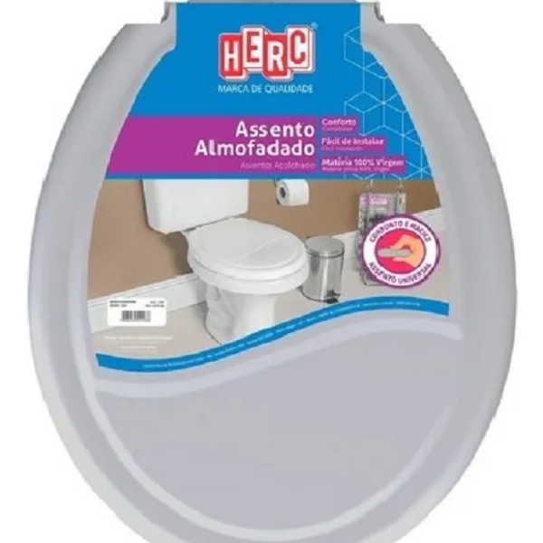 Tampa De Vaso Sanitário Universal Herc Almofadado Para Deca I