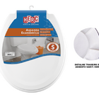 Tampa De Vaso Sanitário Universal Herc Pp Para Deca Icasa Log