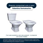 Tampa De Vaso Sanitário Valentina Verde Claro Para Bacia Sant