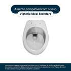 Tampa De Vaso Sanitario Victoria Neve (branco) Para Bacia Ide