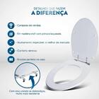 Tampa De Vaso Sanitário Victoria Preto Para Bacia Ideal Stand