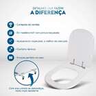 Tampa De Vaso Sanitário Vogue Plus Branco Para Bacia Deca