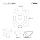 Tampa De Vaso Saveiro Branco Para Bacia Celite 6lpf