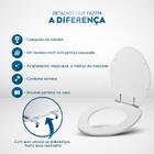 Tampa De Vaso Saveiro Branco Para Bacia Celite 6lpf