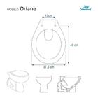 Tampa De Vaso Soft Close Oriane Branco Para Bacia Ideal Stand
