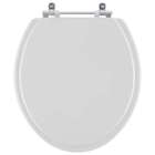 Tampa De Vaso Vila Real Cinza Para Louça Luzarte 6lpf Oval