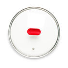 Tampa De Vidro Ichef Polishop - Shark Series - 20cm - Vermelh