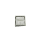 Tampa do dreno 12x12 WLFDP12 Plástico Cinza 35x35cm Sibrape