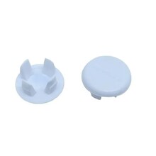 Tampa Furo 1/2 Nylon Nyl-043 Branco - Kit 50 Pcs