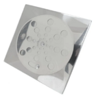 Tampa Grelha 15x15cm Quadrada Cromada Varanda Envidraçada Cas