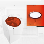 Tampa Móvel Para Máquina De Lavar 11kg Brastemp - W10512610 W