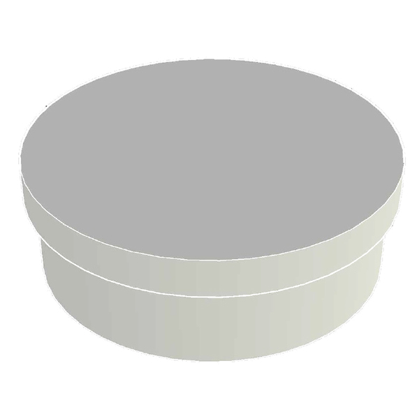 Tampa para Barra para Corrimões Branco Unefix