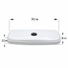 Tampa Para Caixa Acoplada Ic44 Diamantina Areia Icasa