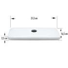 Tampa Para Caixa Acoplada Ic46 Sabará Cinza Claro Icasa