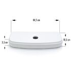 Tampa Para Caixa Acoplada Ic54 Sabatini Plus Cinza Escuro Ica