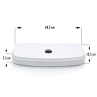 Tampa Para Caixa Acoplada Ic54 Sabatini Plus Verde Claro Icasa