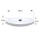 Tampa Para Caixa Acoplada Ic94 Luna Cinza Claro Icasa