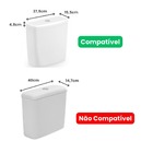 Tampa Para Caixa Acoplada P Branco Celite/incepa