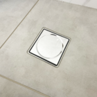 Tampa Para Caixa Sifonada 15x15 Veda Ralo Quadrado Tampa Cega