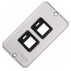 Tampa Para Condulete 1/2" E 3/4" Com 2 Postos Com Suporte