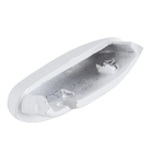 Tampa para Corrimões de Alumínio Branco 1,0x5,0x3,0cm Unefix