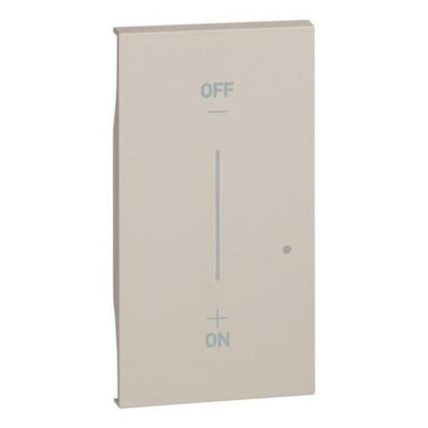 Tampa para Dimmer Variador ON-OFF 2 Módulos White Living Now Bticino