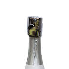 Tampa Para Espumante Waf Italiana Metal Prata