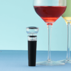 Tampa Para Garrafa De Vinho Em Plástico Kenya 9cm Preta