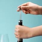 Tampa Para Garrafa De Vinho Em Plástico Kenya 9cm Preta