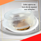 Tampa Para Microondas Plasvale Incolor 25x6 3cm