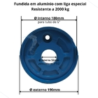 Tampa Para Poço Artesiano 6 Pol com Furo 1-1/2 pol