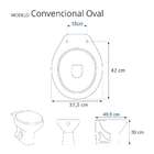 Tampa Para Vaso Deca Convencional Branco Com Borboleta Vermel