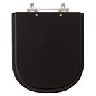 Tampa Para Vaso Sanitário Lorenzetti Square Preto