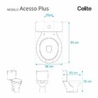 Tampa Para Vaso Sanitário Pne Celite Acesso Branco