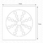 Tampa Quadrada Para Ralo 15 Cm 5004