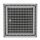 Tampa Quadrada de Polipropileno 30x30cm Cinza Odem